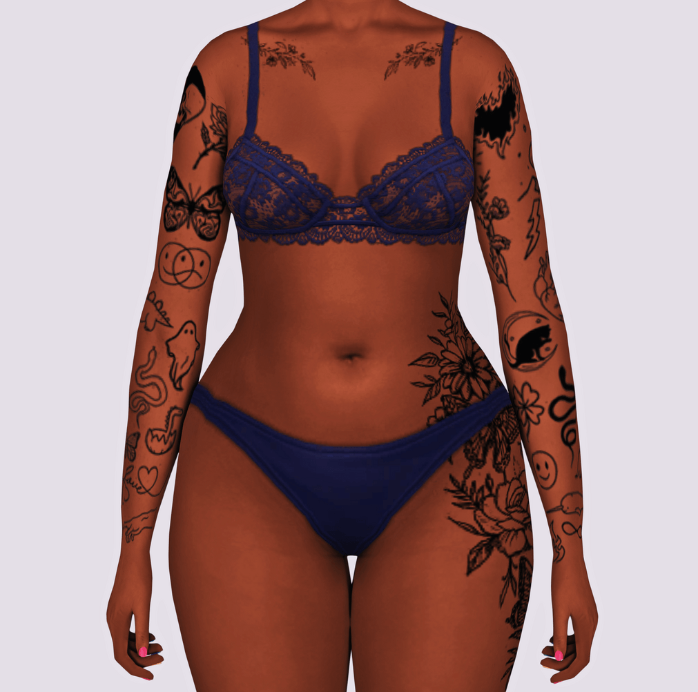 Галерея мода Сет тату Ginger Tattoo Set #1